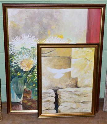 Lot 1193 - Two oils by W Ingham