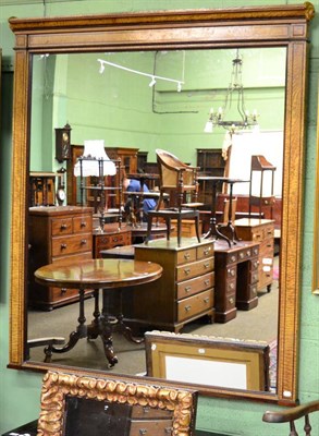 Lot 1249 - A large Empire style inlaid mirror