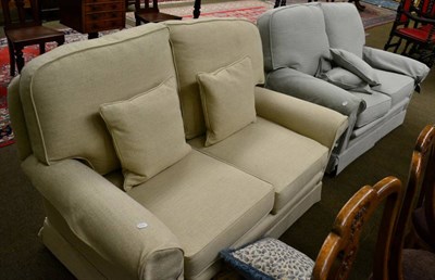 Lot 1319 - Two two seater settees