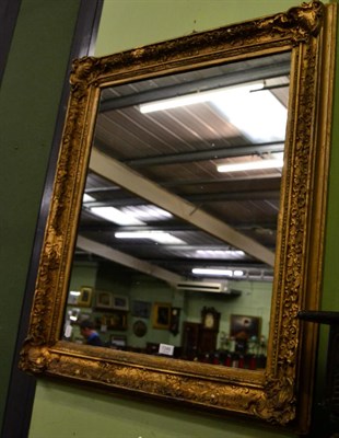 Lot 1348 - A 19th century gilt framed rectangular mirror