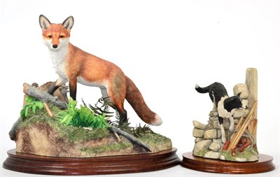 Lot 1 - Border Fine Arts 'A Lucky Find' (fox), model No. B0703 by Ray Ayres, limited edition 249/1750,...