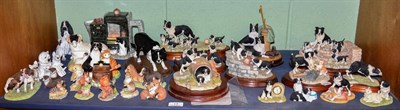 Lot 17 - Border Fine Arts Collie models: 'Temporary Home' (Collie Pups in Barrel), model No. JH97 by...