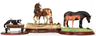 Lot 18 - Border Fine Arts 'Cooling His Heels', model No. B0770 by Ray Ayres, limited edition 971/1500,...