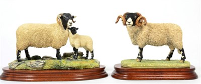 Lot 44 - Border Fine Arts 'Swaledale Tup' (The Monarch of the Dales), model No. L148 by Ray Ayres,...