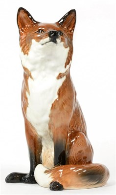 Lot 68 - Beswick Fireside Fox, model No. 2348, red-brown and white gloss