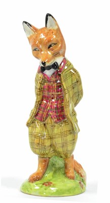 Lot 99 - Royal Doulton Beatrix Potter figure 'Foxy Whiskered Gentleman', 17cm, unusual gloss colouring