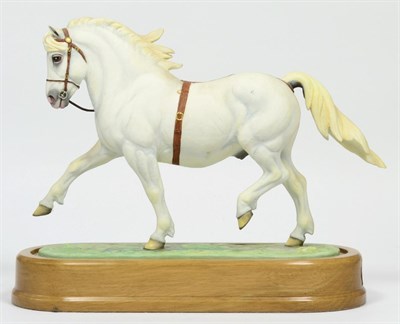 Lot 108 - Royal Worcester Welsh Mountain Pony ";Coed Coch Planed";, model No. RW3802 by Doris Lindner,...