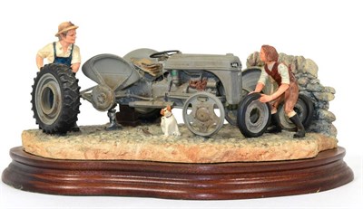 Lot 113 - Border Fine Arts 'Changing Times' (Ford Ferguson 9N), model No. B0912 by Ray Ayres, on wood...