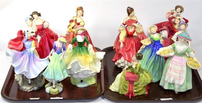 Lot 255 - Royal Doulton figures to include Cheryl; Becky; Sophie etc (two trays)