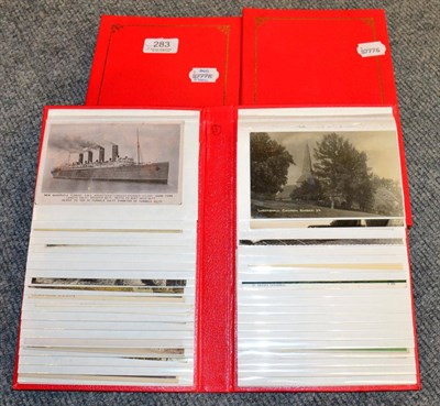 Lot 283 - Three albums of assorted 20th century postcards