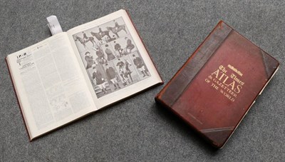 Lot 1009 - Two volumes: A Times Atlas & Gazetteer of The World, 1922; with Sporting and Dramatic News,...