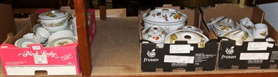 Lot 1016 - A quantity of Royal Worcester Evesham pattern wares, casserole dishes etc; and a service of...