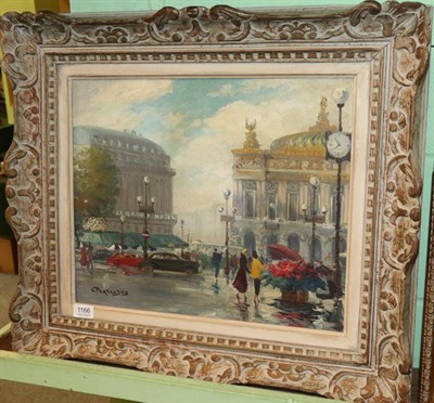 Lot 1166 - Gena Péchaubès (b.1923), Le Grand Hotel, signed, oil on board