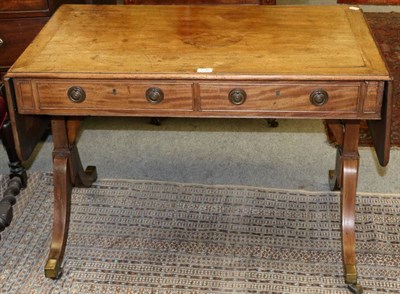 Lot 1240 - A Regency mahogany sofa table, 152cm wide