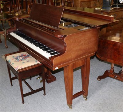 Lot 1244 - A German rosewood cased baby grand piano by R Görs & Kallmann, Berlin