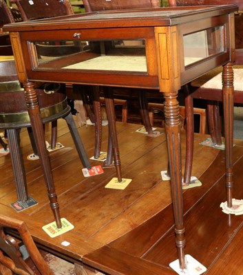 Lot 1262 - Victorian mahogany inlaid bijouterie table