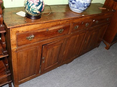 Lot 1286 - An early 19th century provincial oak dresser base