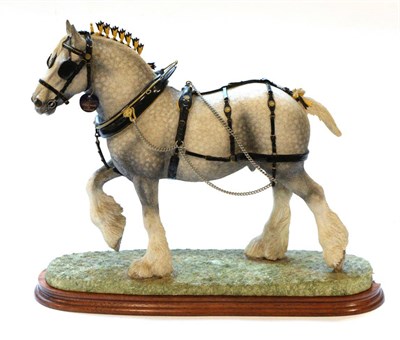 Lot 9 - Border Fine Arts 'The Champion Shire', model No. 0888A by Anne Wall, limited edition 154/500,...