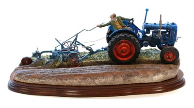 Lot 15 - Border Fine Arts 'At the Vintage' (Fordson E27N Tractor), model No. B0517 by Ray Ayres, limited...