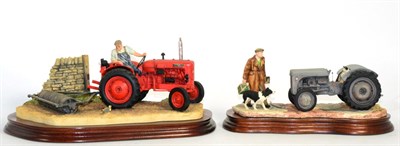 Lot 26 - Border Fine Arts 'Turning With Care' (Nuffield Tractor), model No. B0094 by Ray Ayres, limited...
