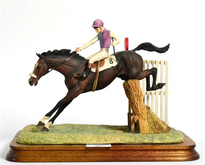 Lot 52 - Border Fine Arts 'The Chaser', model No. L50 by David Geenty, on wood base. This model was...