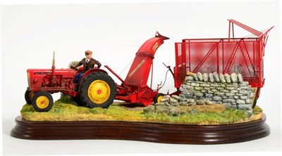 Lot 107 - Border Fine Arts 'A Tight Turn' (David Brown 950 Tractor), model No. B1220 by Ray Ayres,...