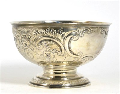 Lot 179 - A late Victorian silver pedestal bowl, by James Deakin & Sons, Sheffield, 1898