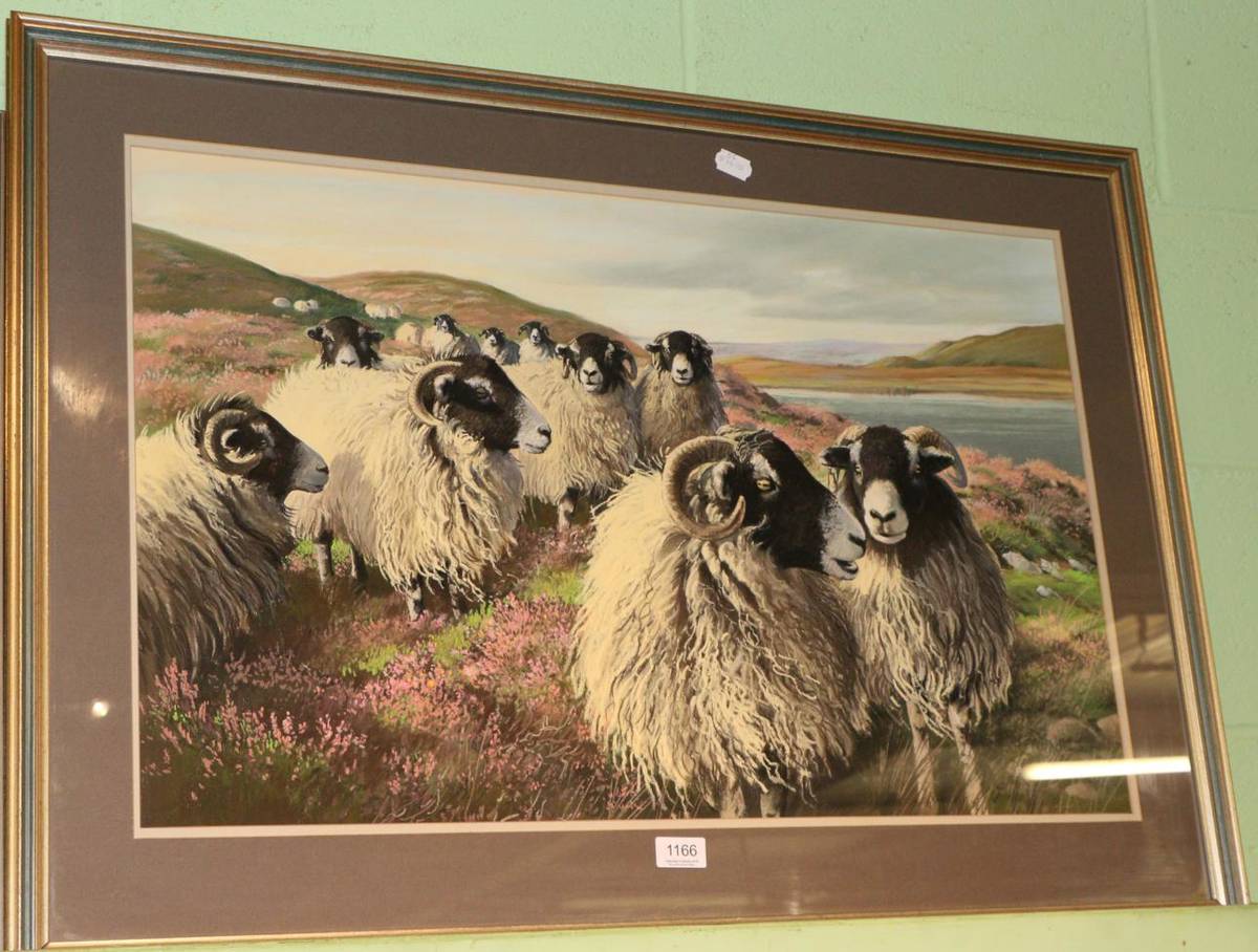 Lot 1166 - Robert Nicholls, Moorland Tarn, pastel, signed and dated 88 lower right, titled verso
