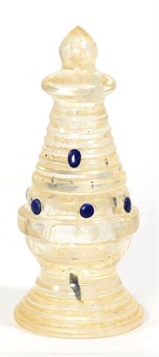 Lot 106 - Rock crystal vase and cover