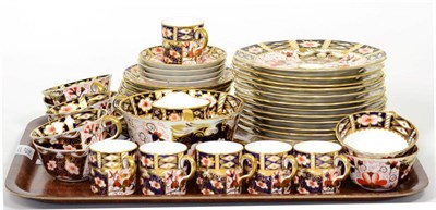 Lot 204 - Royal Crown Derby 2451 pattern part tea/coffee sets