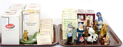 Lot 205 - A collection of Wade figures, including boxed sets (two trays)