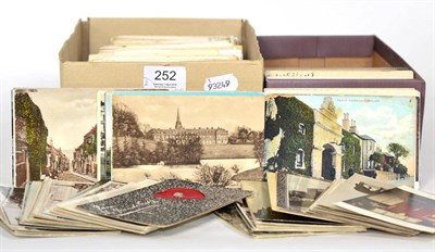 Lot 252 - Two boxes of assorted postcards