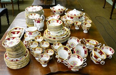 Lot 363 - A comprehensive Royal Albert Lady Hamilton pattern tea/coffee/dinner service (131)