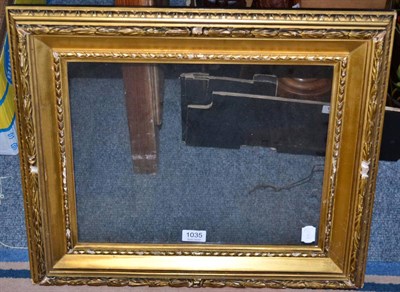 Lot 1035 - A 19th century gilt wood picture frame