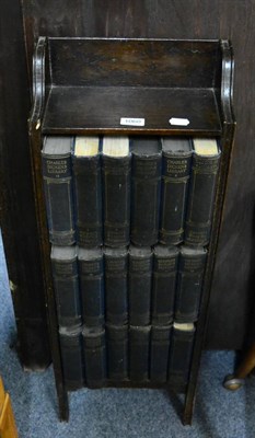 Lot 1060 - The works of Charles Dickens in a bookcase