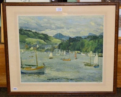 Lot 1159 - After Ronald Ossory Dunlop (1894-1973) 'Conway', colour print, pencil signed, label to reverse,...