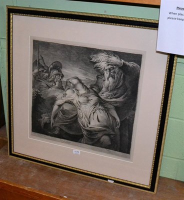 Lot 1175 - After James Barry, Irish, 1741-1806, King Lear engraving, plate size 52cm by 55cm