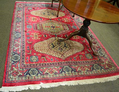 Lot 1269 - Machine made carpet of Eastern design, 272cm by 181cm