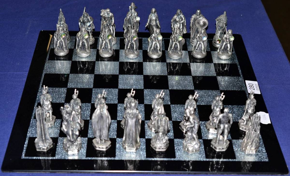 Lot 280 - Lord of the Rings Tudor Mint chess set