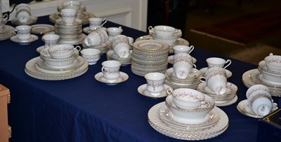Lot 282 - A service of Paragon, Harmony and Melody pattern dinner and tea wares, including fifteen dinner...
