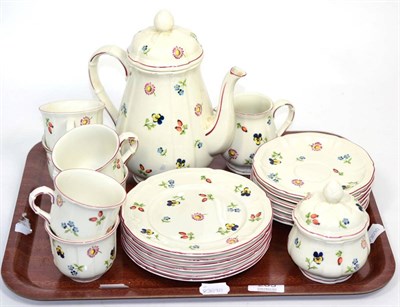 Lot 285 - A Villeroy & Boch tea service comprising teapot, cream, sugar, six tea cups, six saucers and...