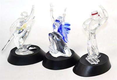 Lot 299 - Three Swarovski crystal models "The Magic of Dance", 'Antonio', 'Isadora' and 'Anna' (3)