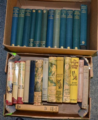 Lot 1016 - Fourteen Enid Blyton books and twelve Arthur Ransome volumes (two boxes)