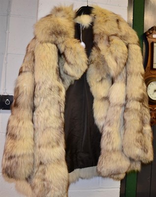 Lot 1028 - Canadian blue fox fur jacket