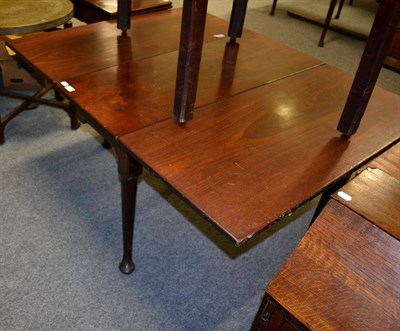 Lot 1051 - Two 19th century mahogany drop leaf tables