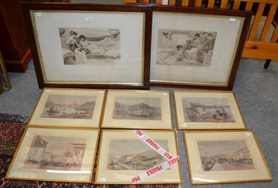Lot 1088 - After M. Bruce (19th century) a set of six 20th century prints from original Maclure lithographs of