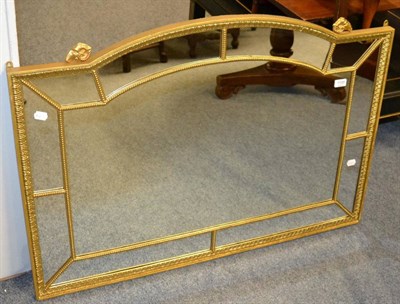 Lot 1109 - An early 19th century style gilt wood and composition over mantel mirror&nbsp