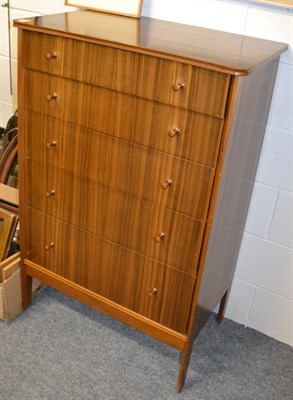 Lot 1113 - A 1950's five height chest of drawers