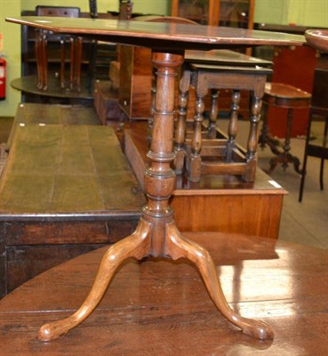 Lot 1234 - A mahogany tripod table