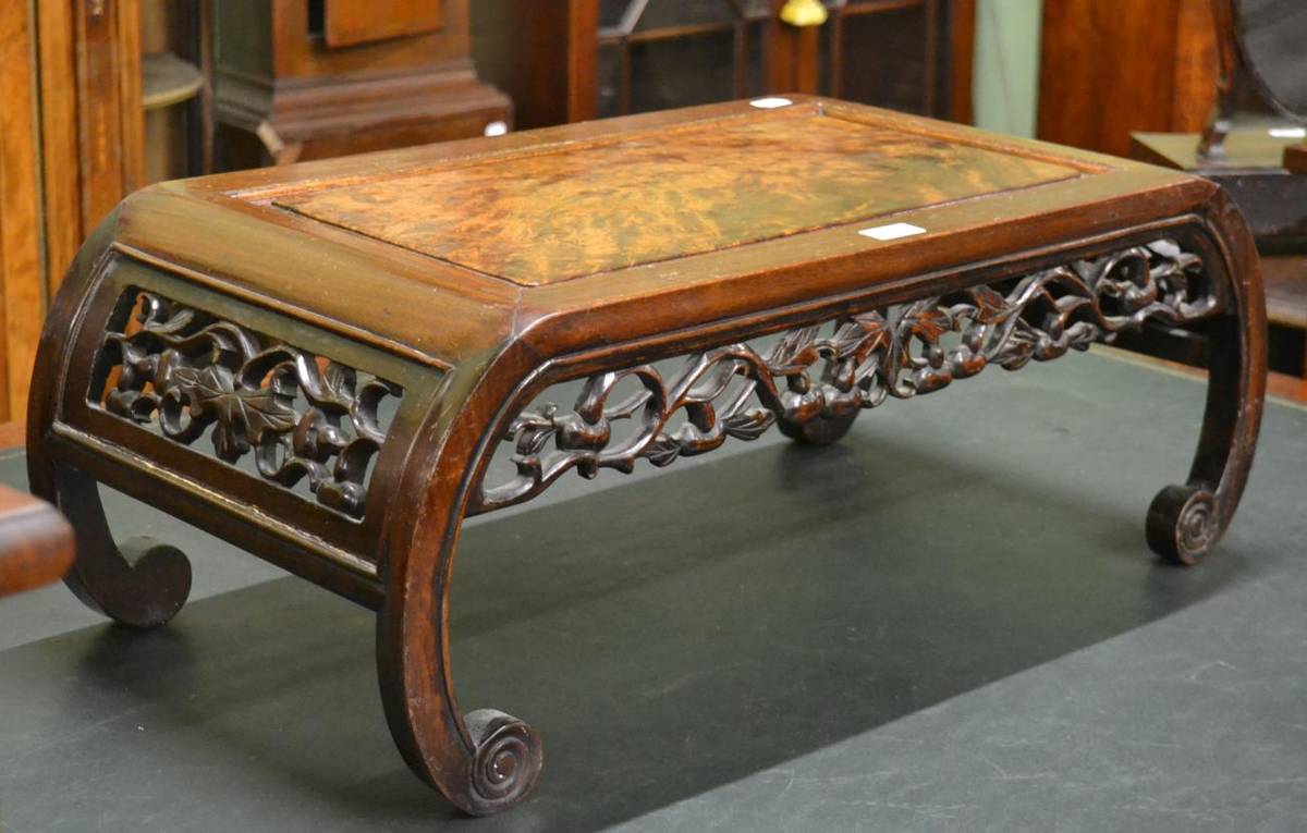 Lot 1265 - A Chinese low table